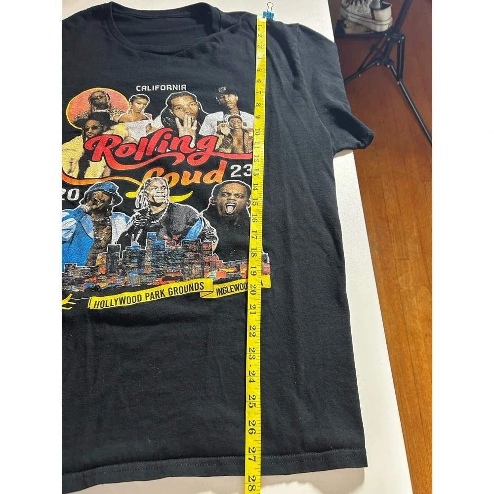 Rolling Loud‎ California 2023 Line Up T Shirt Size M/L Travis Scott Future